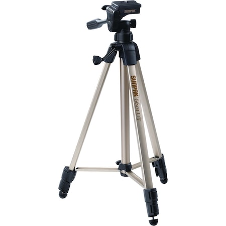 Sunpak Tripod with 3-Way Pan Head 6601UT, 59 in. Extended Height, 8-Pound Capacity 620-060